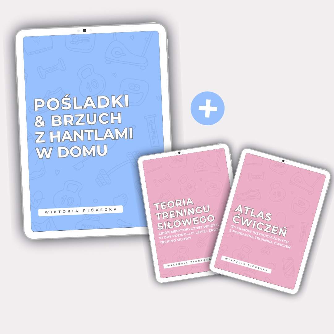 POŚLADKI & BRZUCH Z HANTLAMI W DOMU